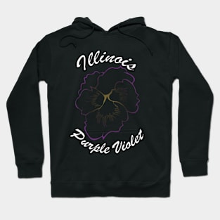 Illinois - Purple Violet Hoodie